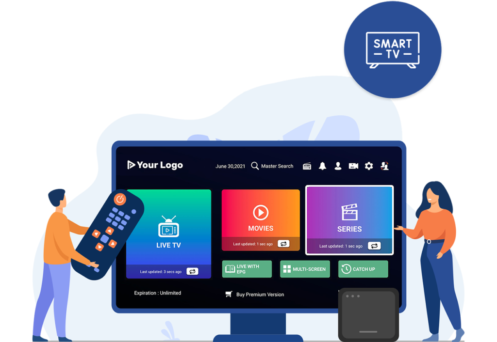 IPTV Smarters Pro installation sur Box Android TV